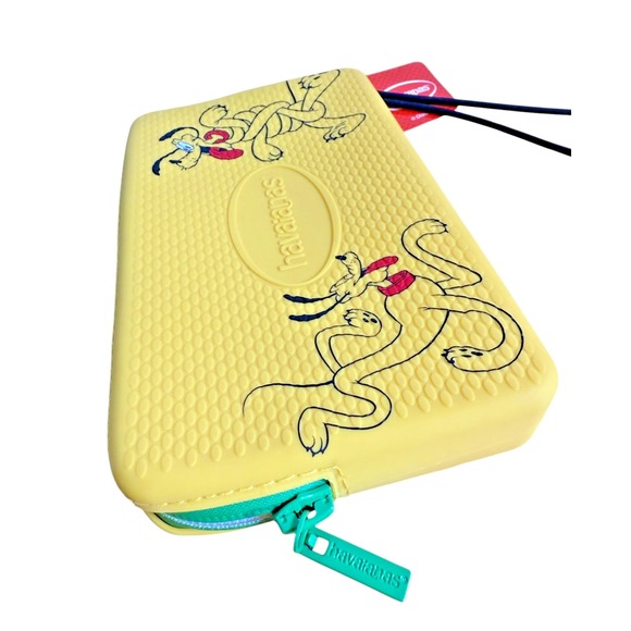 Havaianas‎ Mini Bag Disney Bag NWT Classics PLUTO WATER/SAND RESISTANT YELLOW - Picture 7 of 10